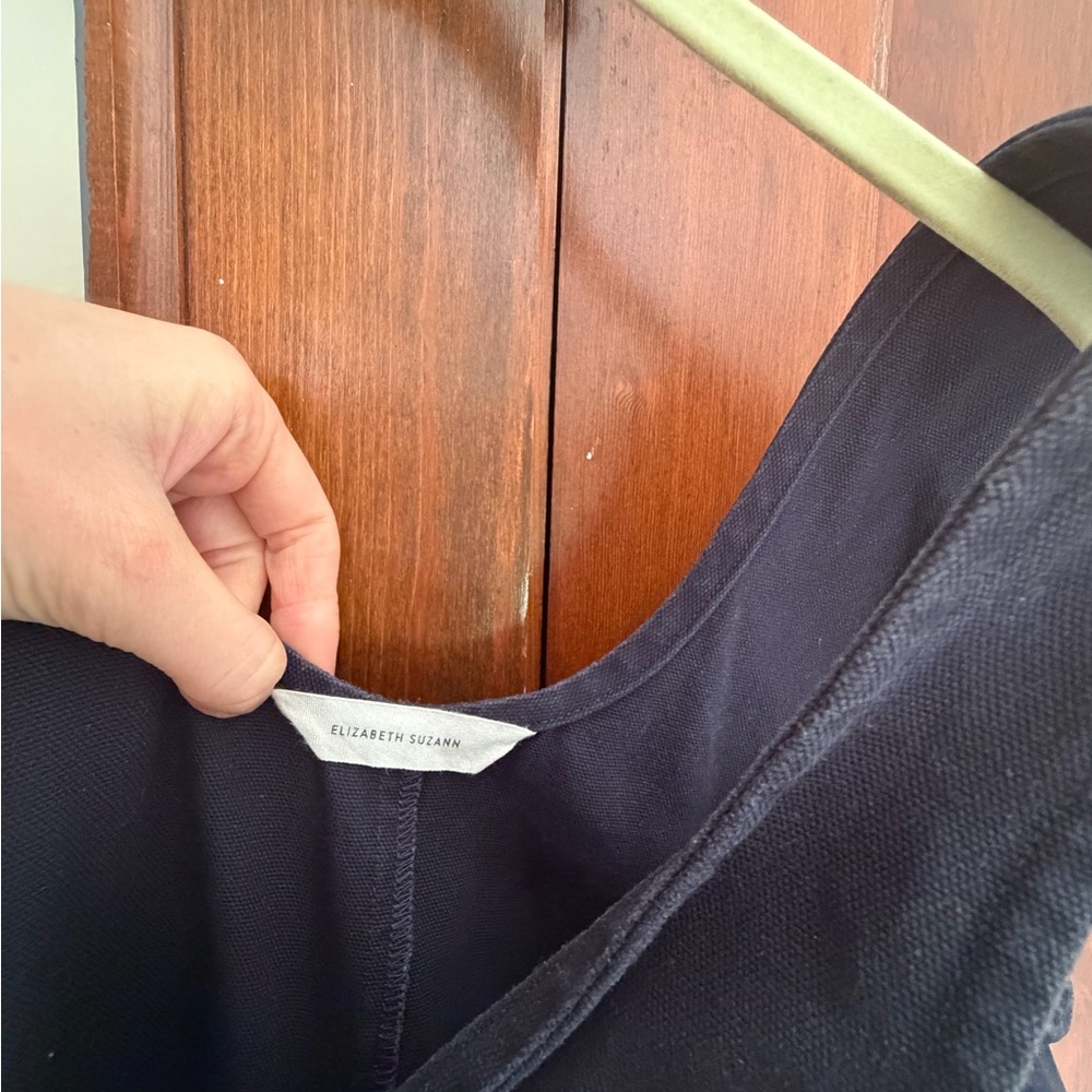 Elizabeth Suzann Navy Sleeveless Jumpsuit - Picture 6 of 7